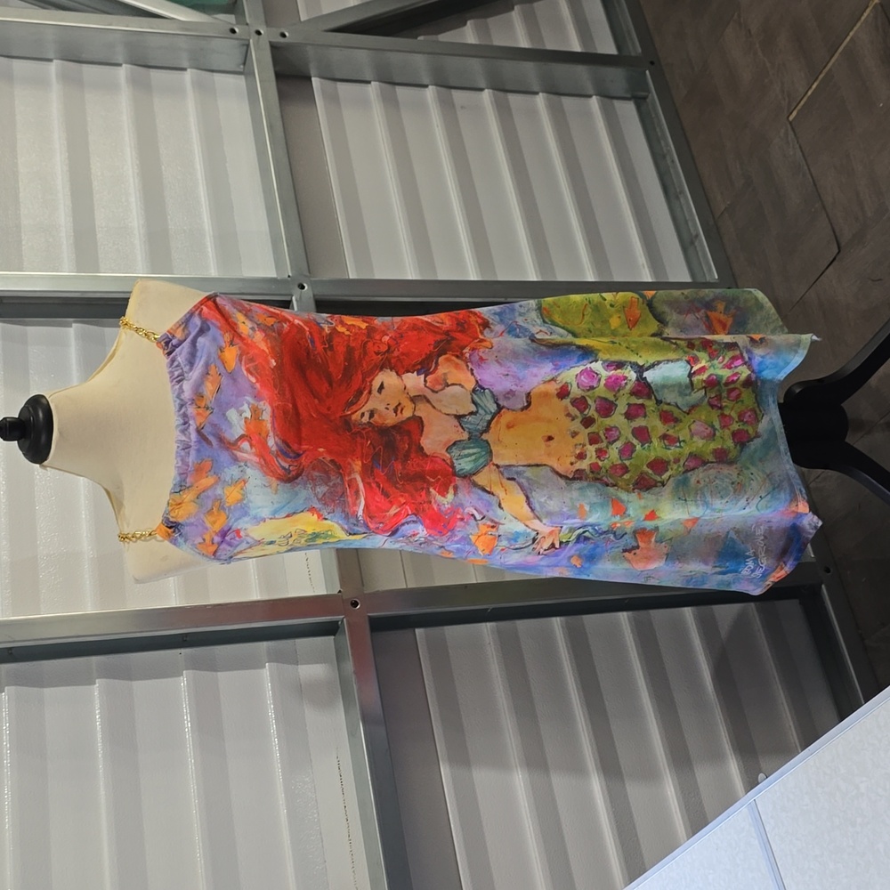 Leoma Lovegrove Mermaid‎ Dress/ Swimsuit Cover Up Size Small